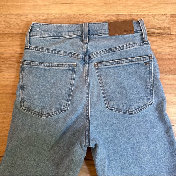 NWOT Madewell Perfect Vintage Straight Jeans Cliffview Wash Size 24 - Picture 8 of 8